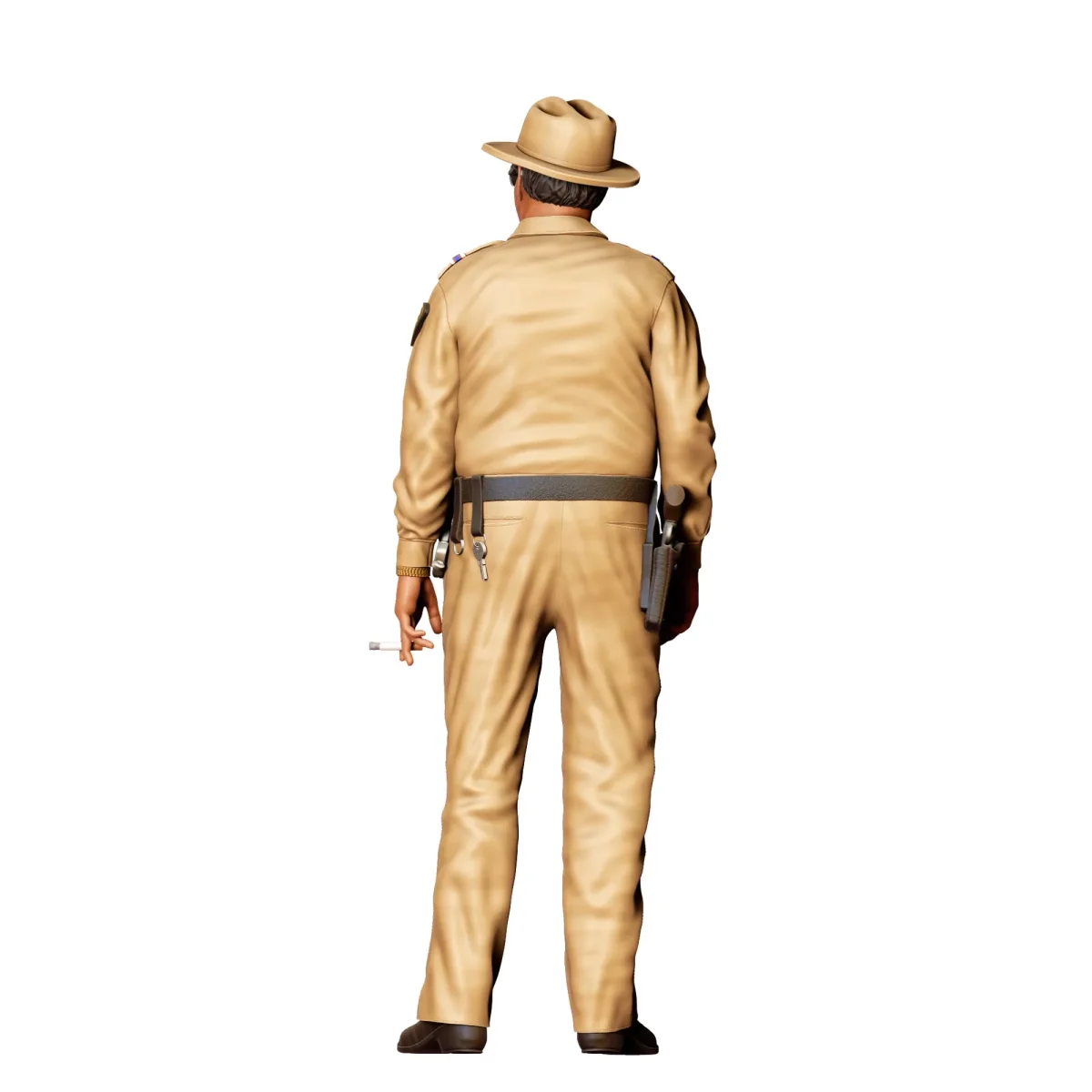 Shérif avec lunettes de soleil et chapeau – personnage en uniforme avec cravate (Réf. n° 406) – Image 5