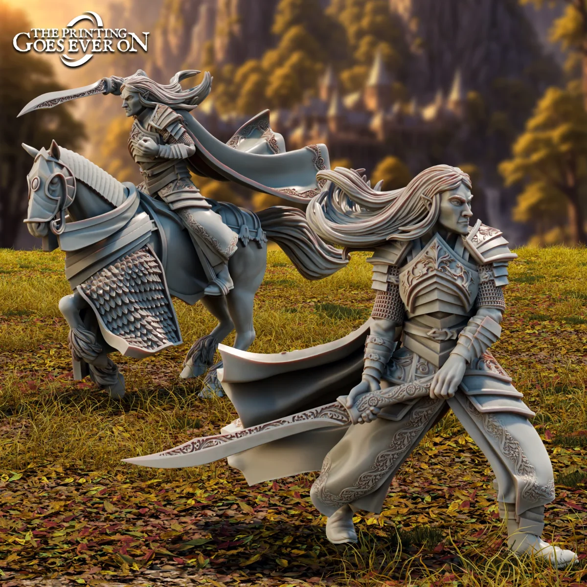 Seigneur Goloccel Héros Haut Elfe - À pied et à cheval - Courageux chef des Hauts Elfes – Image 2