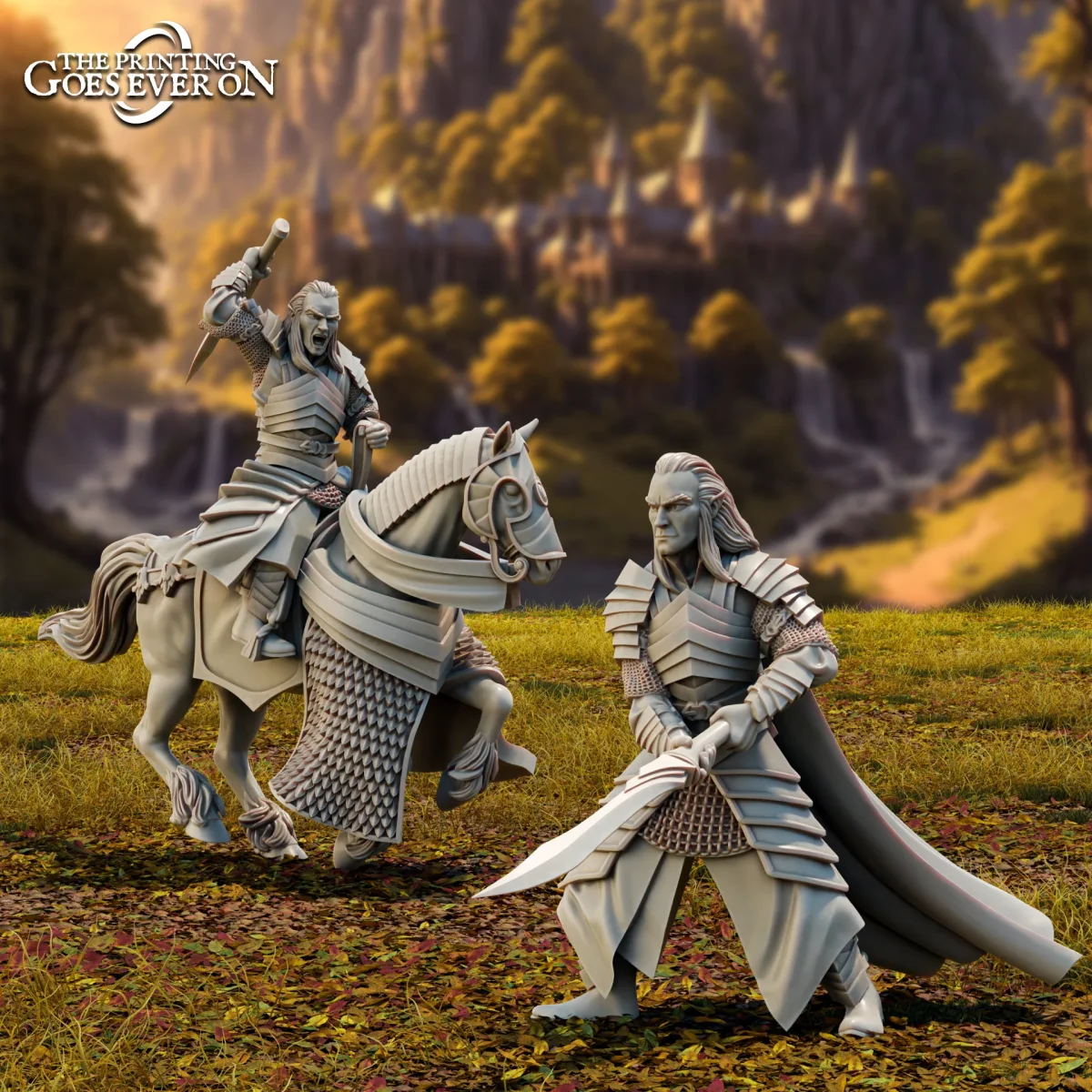 Seigneur Eleron Héros Haut Elfe - À pied et à cheval - Courageux chef des Hauts Elfes – Image 2